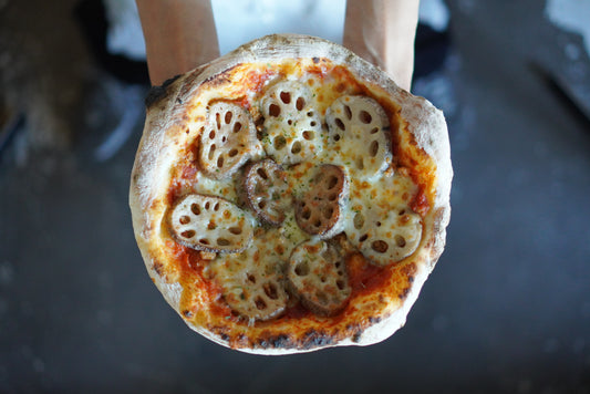 徳島れんこんのピッツァ