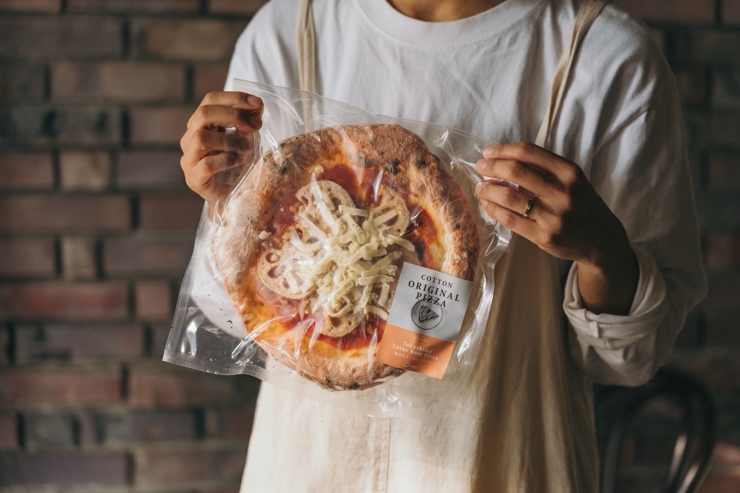 徳島れんこんのピッツァ