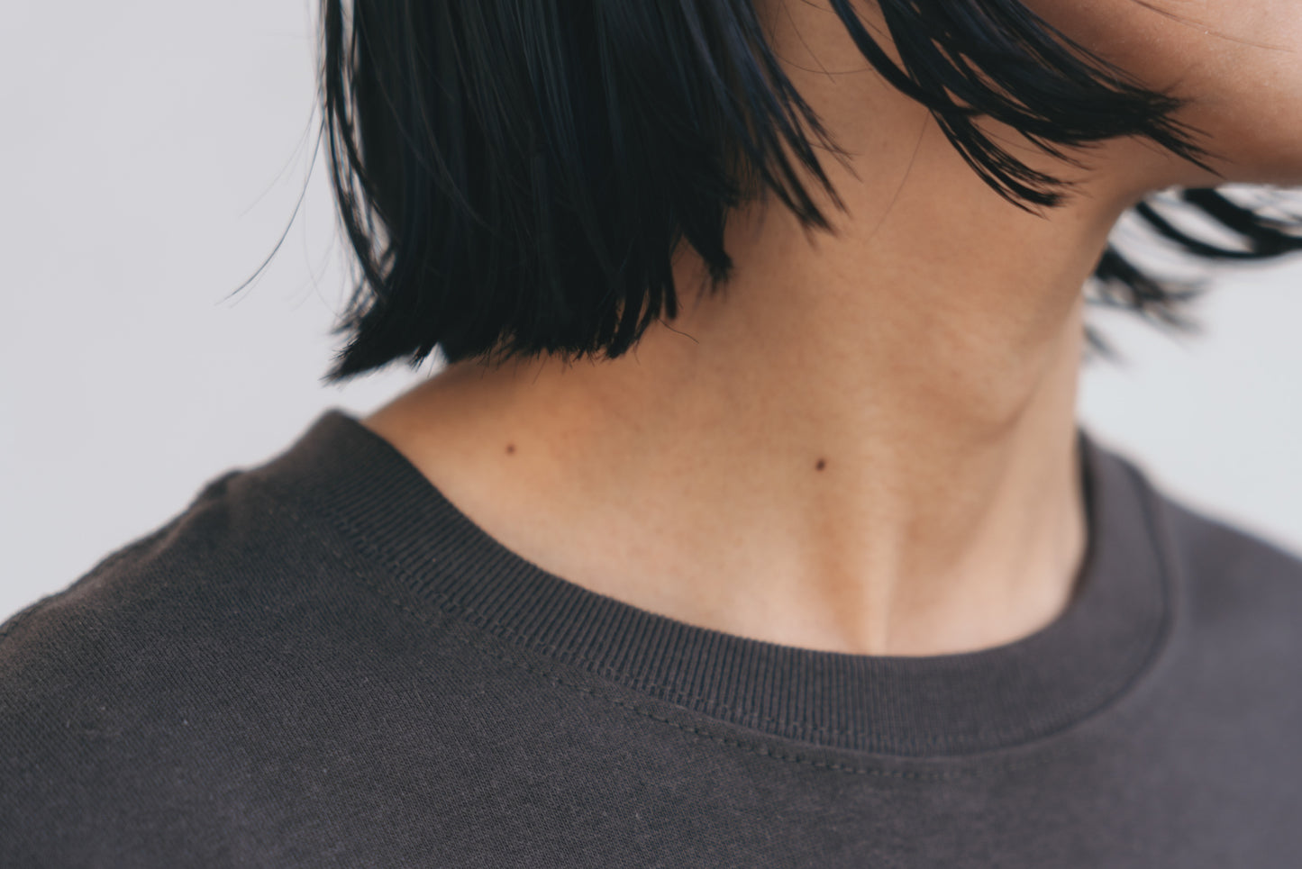 PIZZERIA COTTON Long Sleeve T-shirt（Sumi Black）