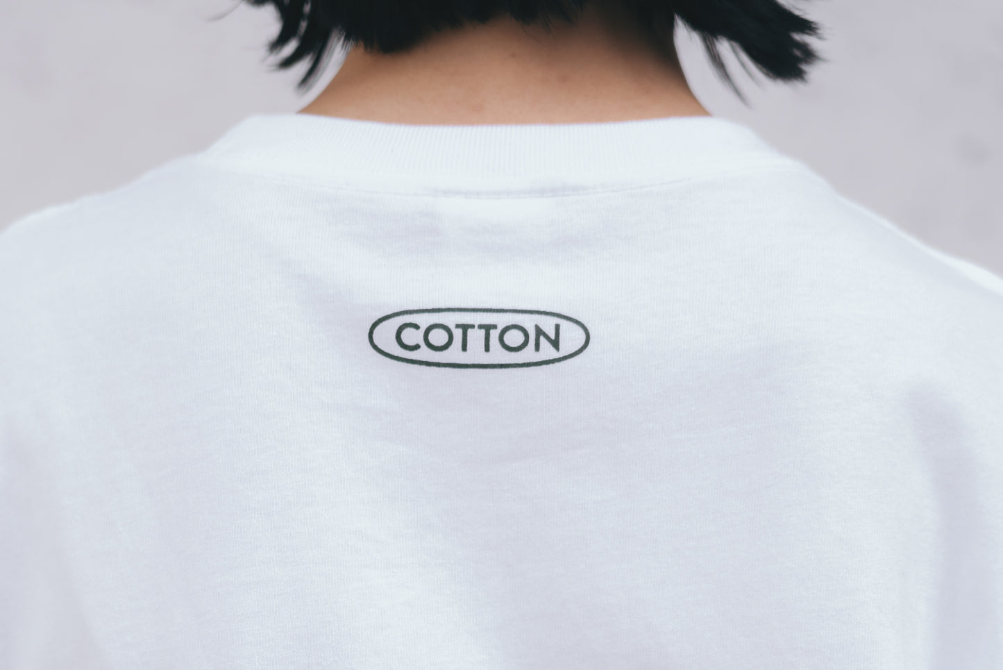 PIZZERIA COTTON Long Sleeve T-shirt（White）